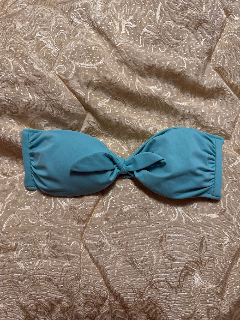 Light Blue Victoria's Secret Bandeau Bikini Top
